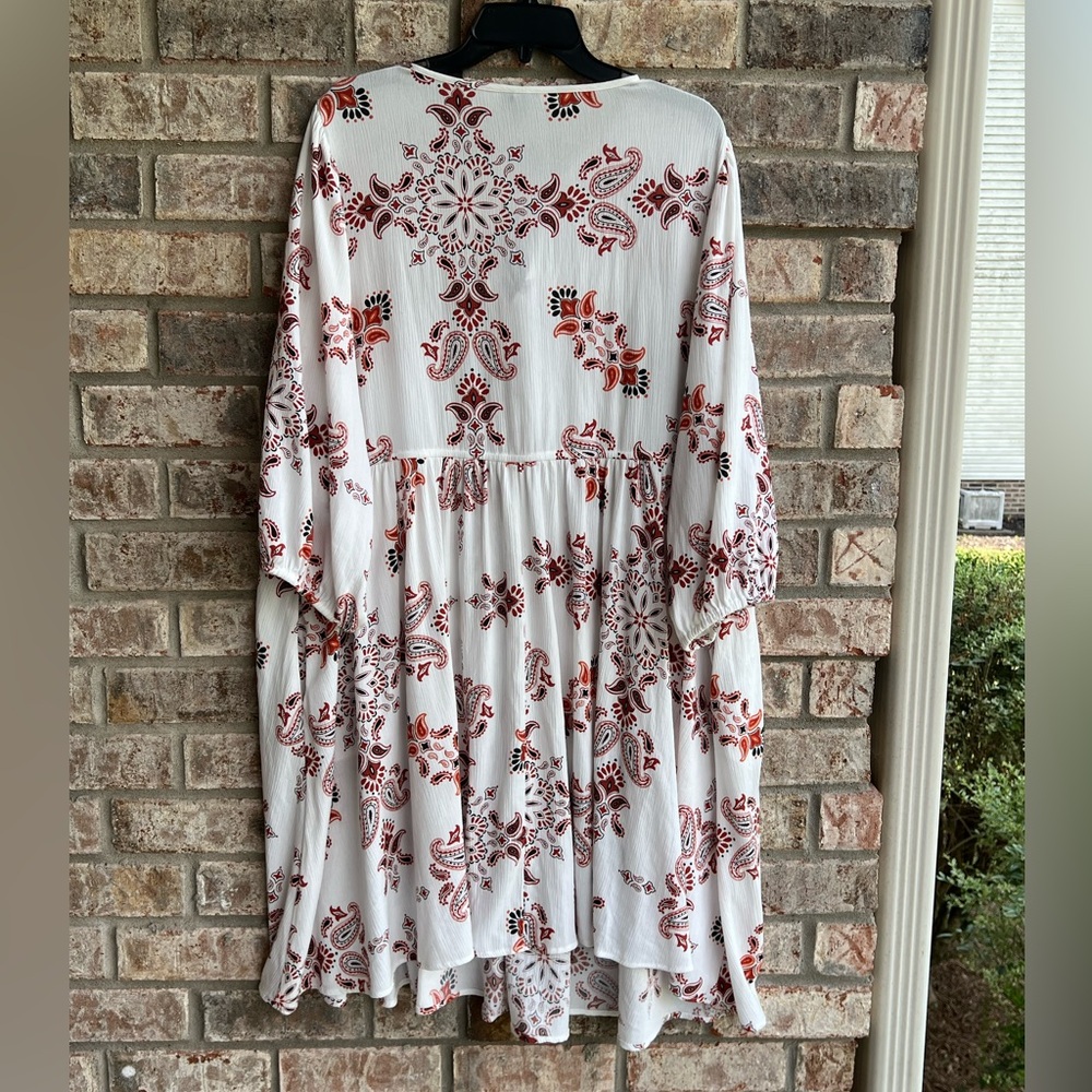 🍒💣 Torrid boho plus size tunic gauze style dress - Picture 9 of 12